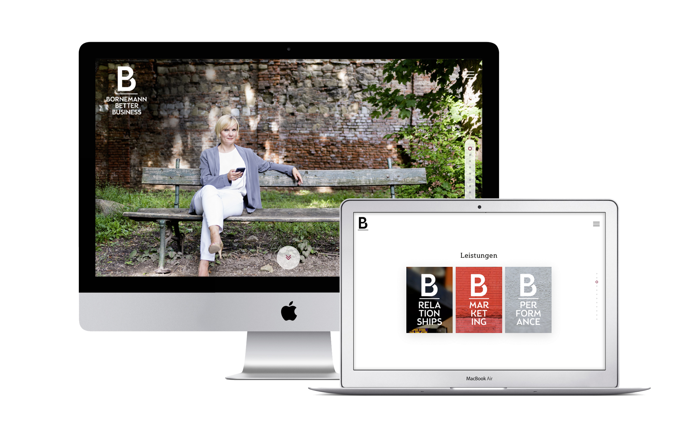 BBB HOMEPAGE auf Apple Screes